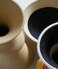 Ariel View of Ceramic Pots